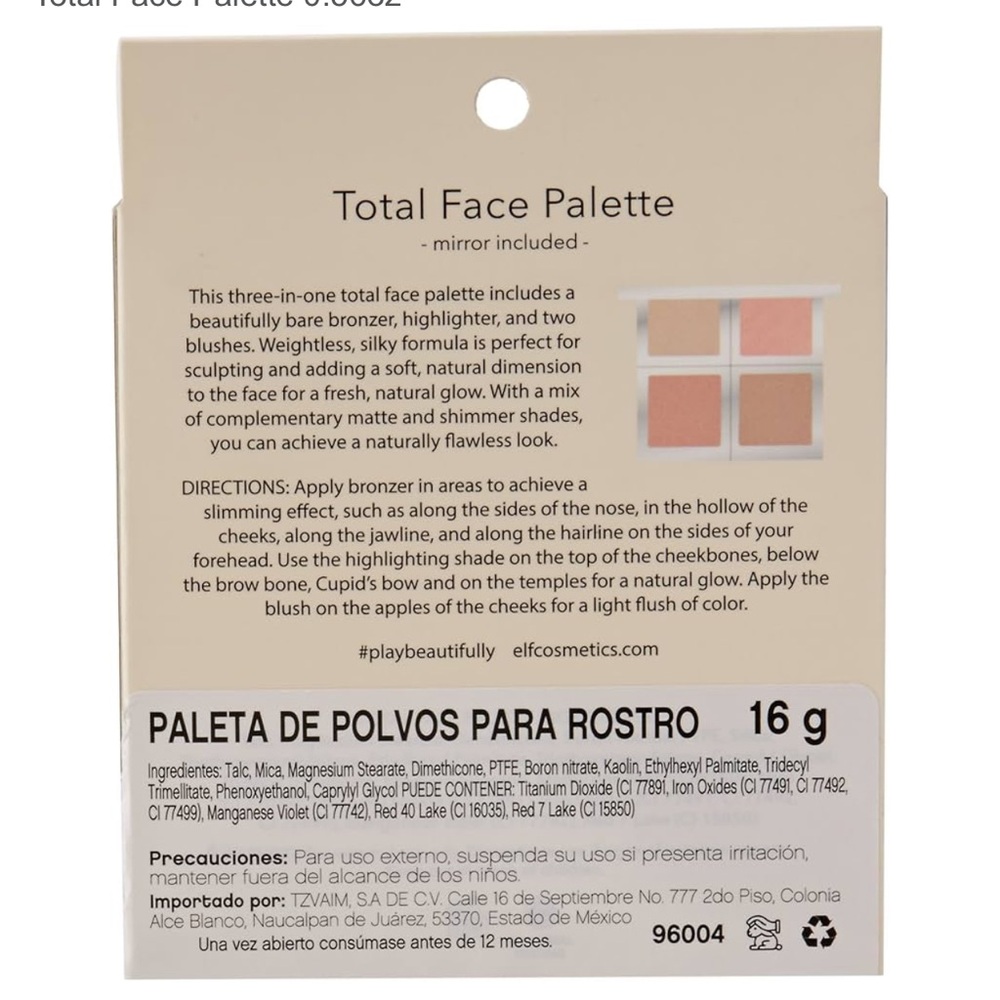 NWOB ELF TOTAL FACE PALLET - Picture 8 of 8